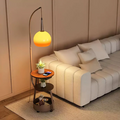 Bordlampe i Glas og Metal | LED Bordlampe med Bauhaus-Inspireret Design | Indendørs Bordbelysning | Vanero