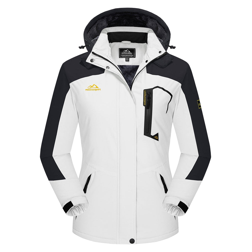 Char Polyester Med Fleecefor | Komfortabel Pasform Vinterjakke | Vandafvisende Hættedesign til Vintersport & Udendørs Brug | Vanero