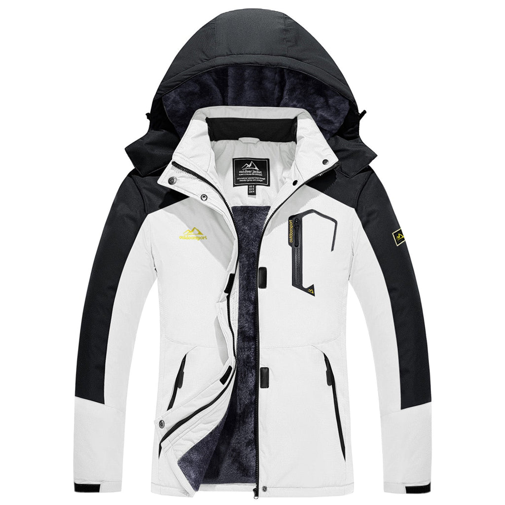 Char Polyester Med Fleecefor | Komfortabel Pasform Vinterjakke | Vandafvisende Hættedesign til Vintersport & Udendørs Brug | Vanero