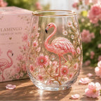 Dekorativt Drikkeglas | Blomstermønster & Filigranlignende Detaljer | Formet Glas Til Borddekoration & Servering Af Drikke | Vanero