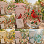 Dekorativt Drikkeglas | Blomstermønster & Filigranlignende Detaljer | Formet Glas Til Borddekoration & Servering Af Drikke | Vanero