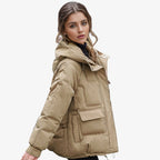 Pufferjakke Til Dame | Polyester Med Oversized Pasform & Store Forlommer | Hætte & Justerbar Snøre I Bundkanten Til Lagdeling | Vanero
