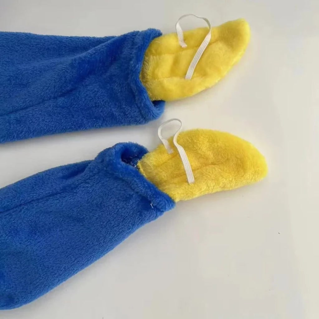 Monster Heldragt Med Hætte | Ét-Styks Design & Pelseffekt | Heldækkende Kostume Til Halloween, Karneval & Temafester | Vanero