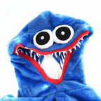 Monster Heldragt Med Hætte | Ét-Styks Design & Pelseffekt | Heldækkende Kostume Til Halloween, Karneval & Temafester | Vanero