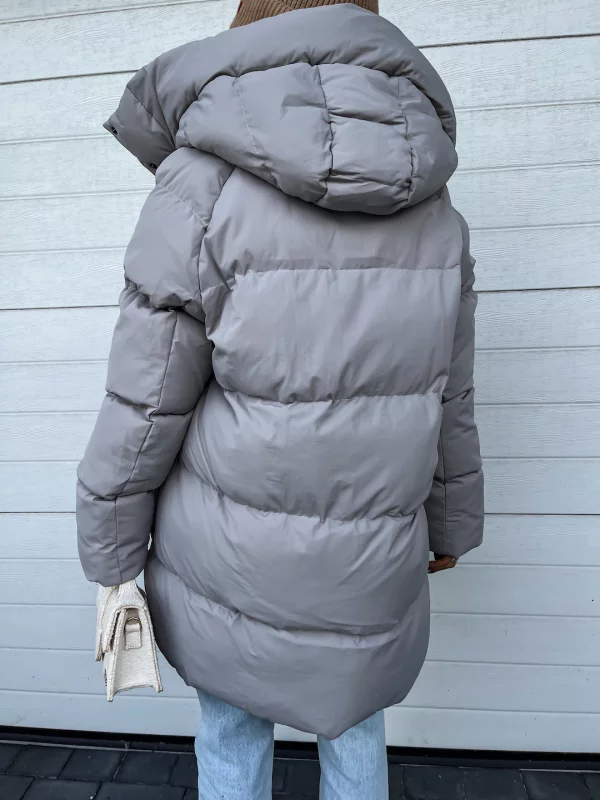 Anett Polyester Konstruktion | Regular Fit Vinterjakke | Høj Krave & Foret Design til Kølige Temperaturer & Daglig Brug | Vanero