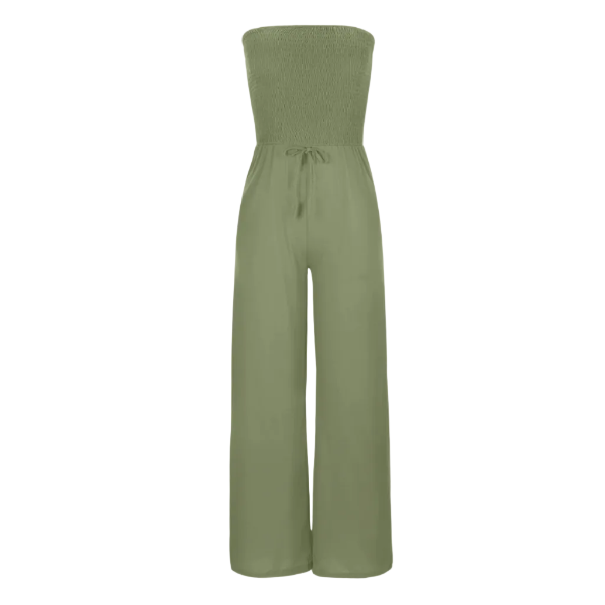 Dame Bandeau Jumpsuit | Ærmeløs Jumpsuit Med Brede Ben I Bomuldsblanding | Sommer Og Festbrug | Vanero