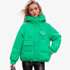 Pufferjakke Til Dame | Polyester Med Oversized Pasform & Store Forlommer | Hætte & Justerbar Snøre I Bundkanten Til Lagdeling | Vanero