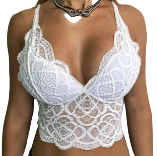 Dame Bralette Nylon Elastan | Sømløs Pasform Bralette | Elastisk Konstruktion til Hverdags- og Lag-På-Lag Brug | Vanero