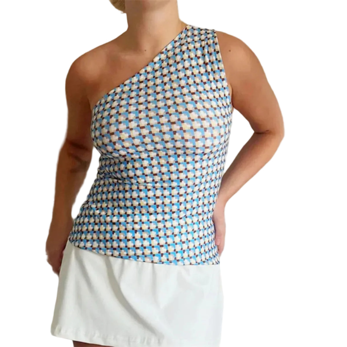 Dame Tanktop | Off Shoulder Blomstret Top | Hverdagsbrug Og Ferie | Vanero