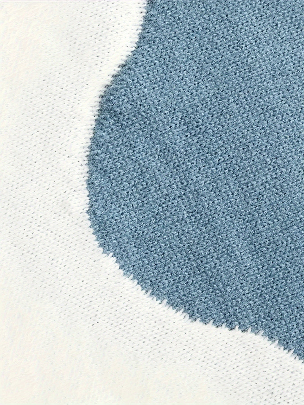 Strik-Hoodie Til Dame | Tofarvet Colorblock-Design & Kontraststriber På Ærmerne | Løs Pasform, Hætte Med Snor & Ribkanter | Vanero