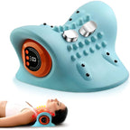 Elektrisk Nakkemassager | EMS, Varme & Vibration Med Justerbare Niveauer | Trådløs Enhed Med 1500 mAh Batteri | Vanero