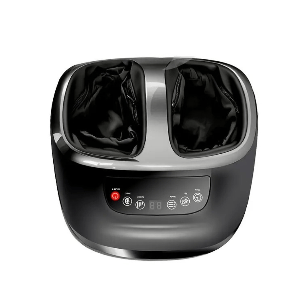 Elektrisk Shiatsu-Fodmassageapparat | Knetmassage, Vibration & 3 Varmeindstillinger | Justerbar Fodmassage Til Hjemmebrug | Vanero