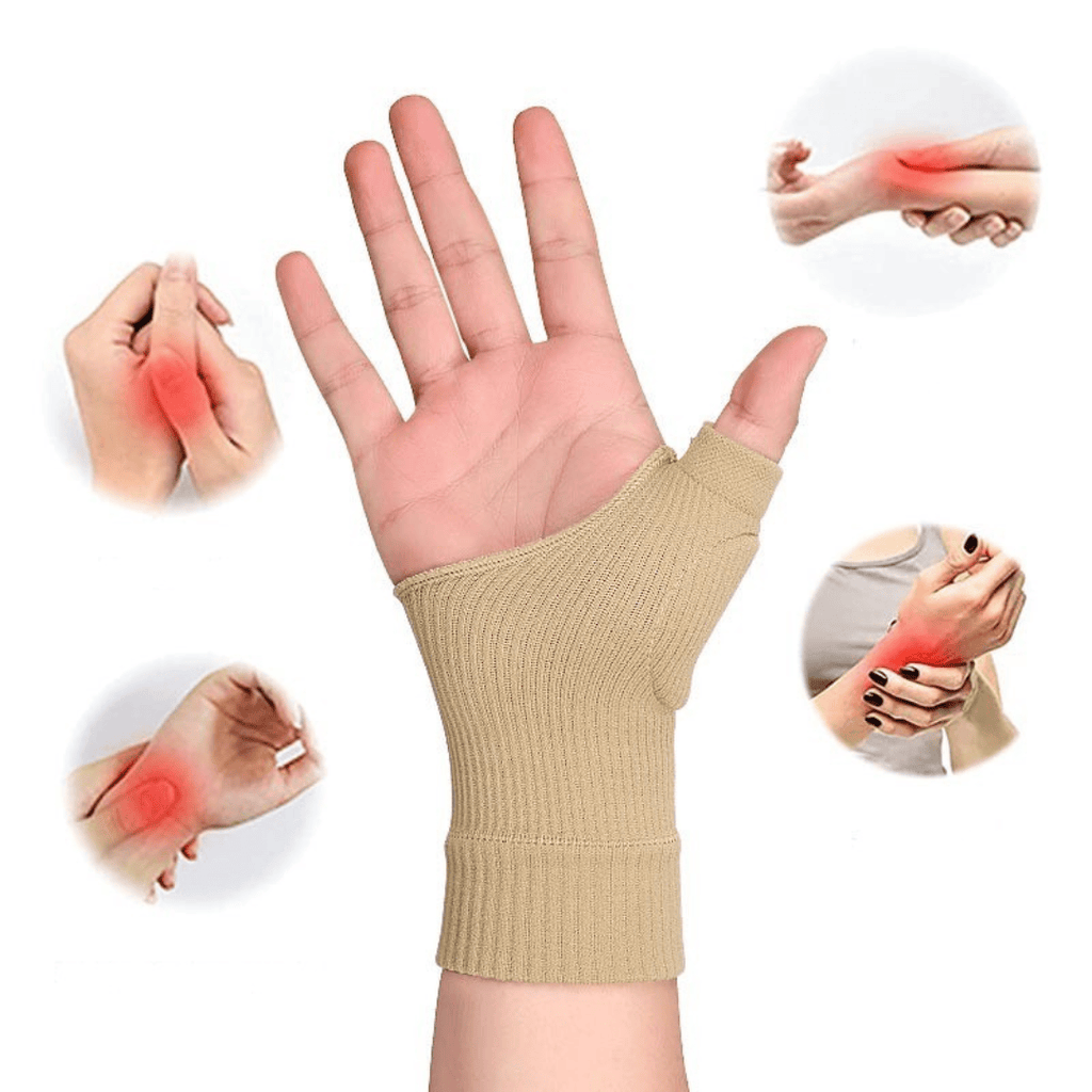 Fingrefrie Håndledsstøttehandsker | Polyamid & Gelpolstring | Unisex Handsker Til Træning, Cykling & Arbejde | Vanero