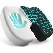 Memory Foam Sædepudesæt | Velourbetræk & Elastiske Remme | Sæde- & Rygpuder Til Kontor, Hjem & Rejsesæder | Vanero