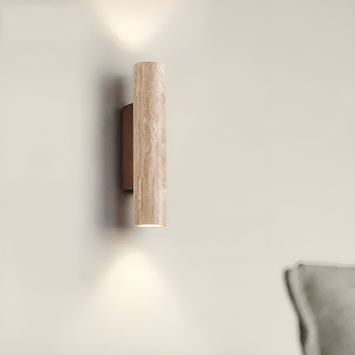 LED Væglampe I Træ Og Metal | Vægmonteret Indendørs Belysning | Fås I Flere Størrelser | Vanero