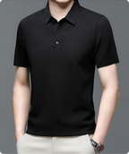 Herre Poloshirt Mesh-Stof | Regular Fit Poloshirt | Hurtigtørrende Design til Sommerbrug & Hverdagsbrug | Vanero