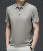 Herre Poloshirt Mesh-Stof | Regular Fit Poloshirt | Hurtigtørrende Design til Sommerbrug & Hverdagsbrug | Vanero