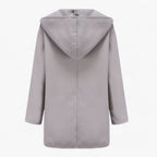 Dame Trenchcoat i Uldblanding | Langt Snit & Struktureret Pasform | Overtøj Til Business & Casual Vinterbrug | Vanero