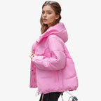 Pufferjakke Til Dame | Polyester Med Oversized Pasform & Store Forlommer | Hætte & Justerbar Snøre I Bundkanten Til Lagdeling | Vanero