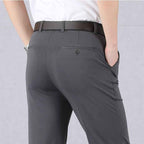 Stretchbukser Til Herre | Bomulds-Polyesterblanding | Slim Fit Med Elastisk Talje, Sidelommer & Baglommer | Vanero