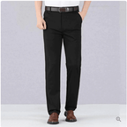 Stretchbukser Til Herre | Bomulds-Polyesterblanding | Slim Fit Med Elastisk Talje, Sidelommer & Baglommer | Vanero