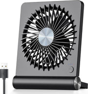 Bordventilator | Kompakt Bærbar Ventilator | Luftcirkulation Til Hjem & Kontor | Vanero