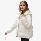 Pufferjakke Til Dame | Polyester Med Oversized Pasform & Store Forlommer | Hætte & Justerbar Snøre I Bundkanten Til Lagdeling | Vanero